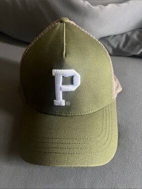 Adult Olive Green 'P' Portland Gear Trucker Hat